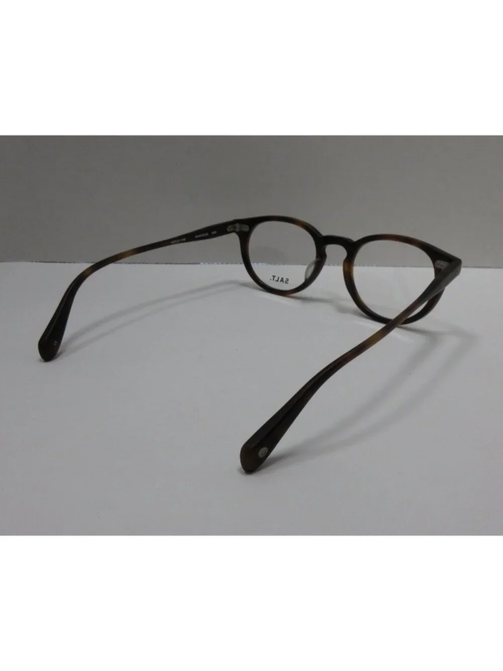 SALT Eyeglasses Newhouse MBW Tortoise Walnut Round Japan 48-21-148 NEW